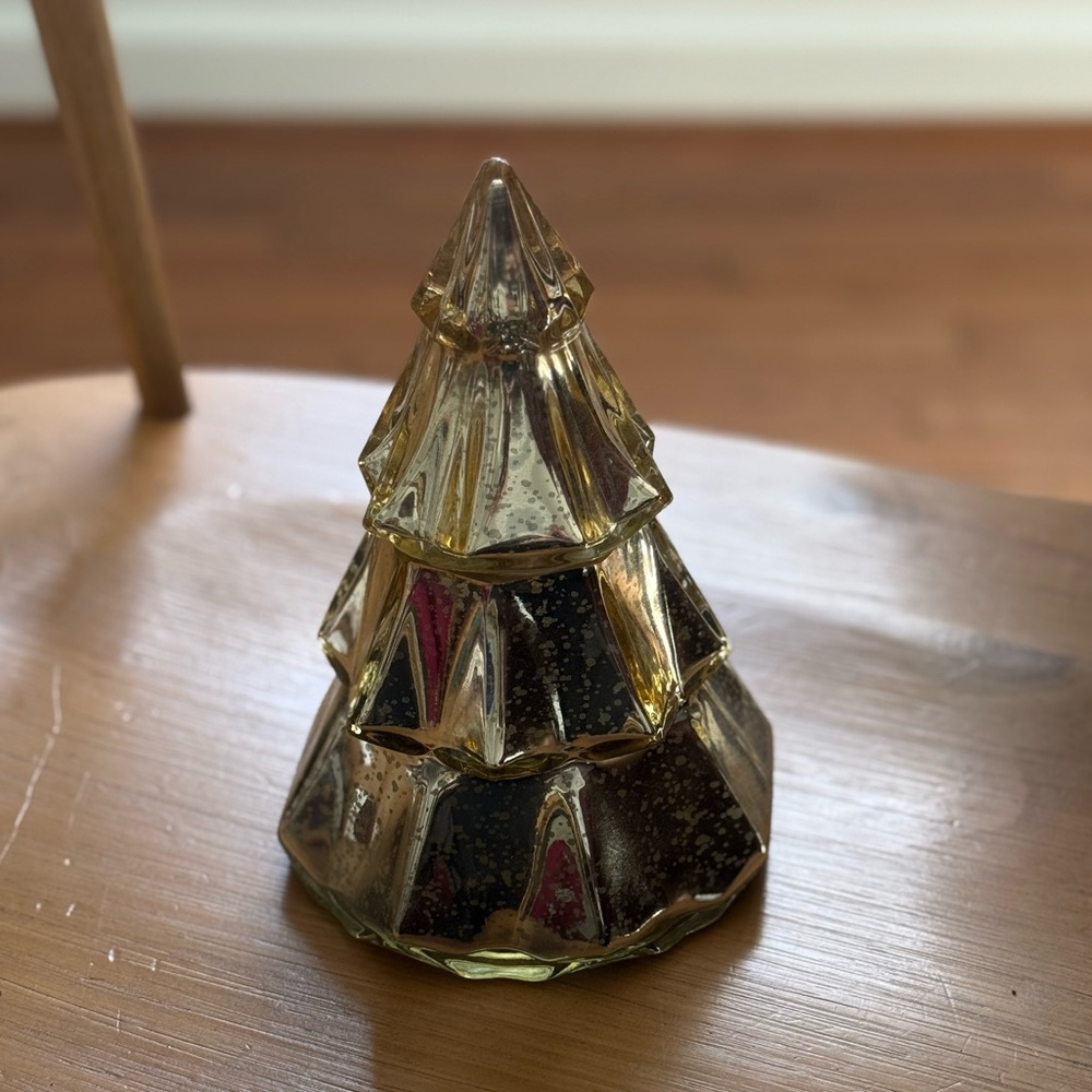 Beautiful glass candle